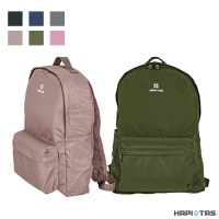 HAPI+TAS 日本原廠授權 素色款 可手提摺疊後背包(旅行袋 摺疊收納袋 購物袋)