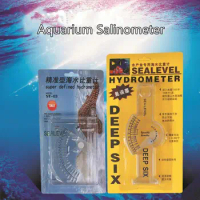 1pc Aquarium Salinometer Aquaculture Fish Tank Salinity Measurement Seawater Salinometer Accurate Automatic Salinity Meter
