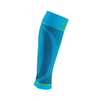 BAUERFEIND 專業運動小腿壓縮束套加長版-護具  保爾範 一雙入 29352023800-04 水藍螢光綠