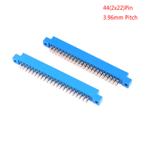 1x PCB Card Edge Connector Dual 2 x 22 Pin 44 Pin 3.96mm Soket Solder Slot Emas