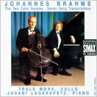 布拉姆斯：大提琴奏鳴曲｜大提琴：莫克 Brahms: Cello Sonatas 1 &amp; 2, &amp; Seven Songs (CD) 【Simax Classics】