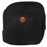 【OverLand】腰包外掛式大容量二層主袋可6寸手機防水尼龍布材質(隨身包工作袋可穿過皮帶外掛多功能)
