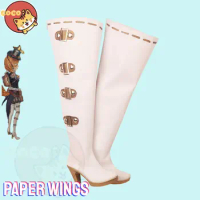 CoCos Game Identity V Paper Wings Toy Merchant Cosplay Shoes Game Identity V Anne Lester Cosplay Unisex Role Play Any Size Shoes