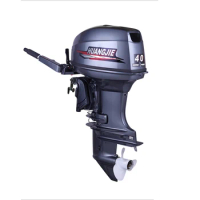 Electric Start Remote Control Huangjie 2 stroke 40hp Boat Engine Water Cooling Manual Startup Like 40hp Marine Engine 40 hp