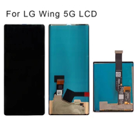 6.80"Original Super AMOLED lcd For LG Wing 5G LCD Display Touch Screen Digitizer Assembly Replacement for LG WING LCD Sreen