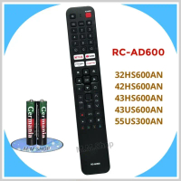 รีโมททีวี Smart TV HD  รุ่น RC-AD600,32HS600AN, 42HS600AN, 43HS600AN, 43US600AN, 55US300AN คําแนะนํา