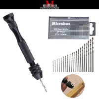 Bestselle  (0.3-1.6mm) 20pcs Mini Drill Bits Set Micro HSS Twist Drill Bits Precision Hand Drill Too