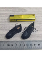 1/6 skala SH03 BBK009 kasut hitam model kasut hollow untuk 12 "lelaki figure1.6