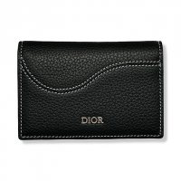Dior 卡片夾/錢包/名片夾(黑色 限量款 Saddle)