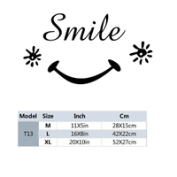 1 pc happy word Cartoon Fashion wall sticker Wall Decal Art Vinyl Stickers Kids Room Nature Decor St