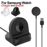 USB Charger Cable For Samsung Galaxy Watch 4 5 Pro Universal Bracket For Watch 4 Classic USB Charging Adapter Cables Stand Base