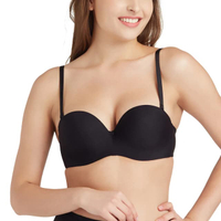 บรา SEAMLESS มีโครง รุ่น WB7872 สีดำ