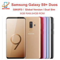 Samsung Galaxy S9+ S9 Plus G965FD Dual Sim 6GB RAM 64GB ROM Octa Core 6.2" NFC Exynos Original Android 4G LTE Cell Phone