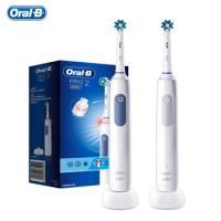 Oral-B Pro2 2000 3D Sonic-rotation Smart Electric Toothbrush Recharge Oral-B Replace Nozzles Timer Brush Pressure Sensor 2 Modes