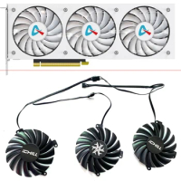 NEW 3PCS Cooling Fan 85MM 4PIN GEFORCE RTX3080 Ti X3W GPU FAN For AX Gaming RTX3090 X3W 3080 ti Graphics Card Fans CF-12910S