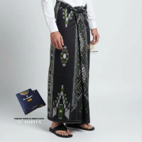 Al Anbiya Sarung Dewasa Cowok Gold Series Motif Terbaru BHS Al Anbiya Black Series Sarung Tengin Al 