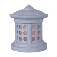 【彩渝】門柱燈(日式燈具 玻璃纖維門柱燈 柱頭燈 圍牆燈 可搭配LED E27燈頭)
