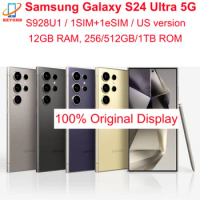 Samsung Galaxy S24 Ultra 5G S928U1 6.8" Dynamic LTPO AMOLED ROM 256/512GB/1TB RAM 12GB Snapdragon NFC Original AI Cell Phone