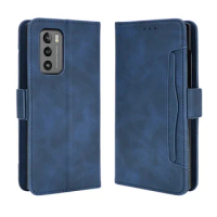 Magnetic flip cover leather case for LG Wing luxury multi card slot suitable for LG Wing 5G phone case