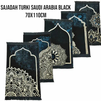 SAJADAH TURKI PREMIUM SAJADAH SAUDI BLACK SERIES SAJADAH BULU HALUS