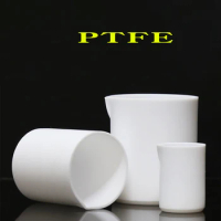 Beaker PTFE 30ml 50ml 100ml 150ml 200ml 250ml 300ml 400ml 500ml 1000ml 2000ml 3000ml 5000ml PTFE Beaker For Laboratory Equipment