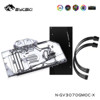 Bykski Watercooler For GIGABYTE Geforce RTX 3070 GAMING OC 8G ,With Back Plate ,Full Cover Water Block, N-GV3070GMOC-X