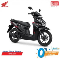 Honda BeAT CBS Sepeda Motor Rock Black Lampung