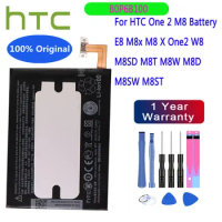 New 100% Original BOP6B100 Battery For HTC One 2 One2 E8 M8 M8x M8 X W8 M8D M8SD M8T M8ST M8W M8SW 2600mAh Phone Battery