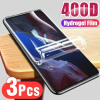 3PCS Film For Xiaomi POCO F5 X5 Pro X4 F3 F4 GT X3 Pro X3 Nfc M3 M4 M6 Pro M5S M4 Screen Protector 9H Full Cover Hydrogel Film