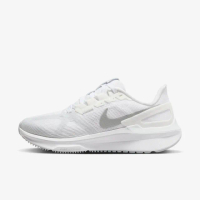 【NIKE 耐吉】W Air Zoom Structure 25 女 慢跑鞋 路跑 支撐 緩震 白銀(DJ7884-101)