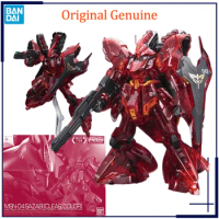 Original Genuine RG 1/144 Gundam MSN-04 SAZABI CLEAR COLOR PB Limited Bandai Anime Model Toys Action Figure Gifts Collectible