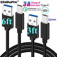 10mm Extended Tip USB Type C Fast Charger Cable for Sony Xperia Pro 1 5 10 Plus XZ3 XZ2 XZ1 XZ Premium L4 Phones w/ Bulky Case