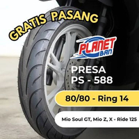 Ban Motor Matic RING 14 | PRESA PS588 (ban 80/80 ring 14, 90/80 ring 14, 100/80-14, 110/80-14 ) 80/8