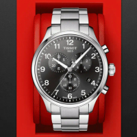 【TISSOT 天梭 官方授權】CHRONO XL 韻馳系列 三眼計時石英腕錶 禮物推薦 畢業禮物(T1166171105701)