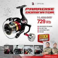 Paradise Dominator Reel Pancing Power Handle Metal Graphite Body 8+1 Bearing Putaran Halus Anti Kara