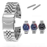 Stainless Steel Watch Strap for Seiko Abalone Turtle Srpa21 Srp777 Srpc25 Srp773 Comfortable to Wear Watchband 22mm Wrist Strap