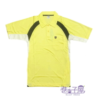 【巷子屋】男款吸濕排汗配色POLO衫 [MP6001] 黃  超值價$120
