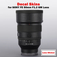 for Sony 50 F1.2GM / FE50 F1.2GM Lens Stickers Decal Skin Wrap for Sony FE50MM F1.2 GM ( SEL50F12GM ) Lens Premium Cover fIlm