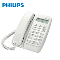 PHILIPS飛利浦 來電顯示有線電話 M10W/96 白