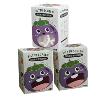 【Purple Eggplant】廚房壁掛式水槽過濾網300入(廚房防堵/抽取過濾網)