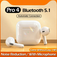 Tai nghe nhét tai nghe Air Pro 4, chính hãng có Micro, đệm tai, tương thích với Android, tai nghe kh