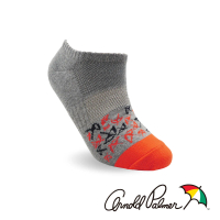 【Arnold Palmer】加大撞色隱形襪-淺灰(船型襪/加大襪/男襪/隱形襪)