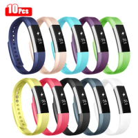 10pcs Watch Band for Fitbit Alta Strap Bracelet Watchband Adjustable Wristband Replacement for Fitbit Alta Smartwatch Bands
