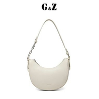 Tas Wanita Aurora Bag Tas Bahu Bulan Sabit Modis Elegan Beige