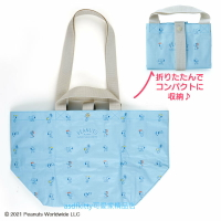 asdfkitty*SNOOPY史努比輕量防水可摺疊收納環保購物袋/手提袋/肩背袋-日本正版商品