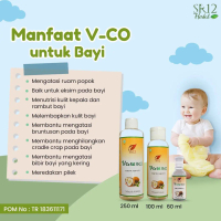 VCO SR12 Minyak Kelapa Murni untuk Memgatasi Ruam Popok Obat Gatal Atasi Luka Anak-Anak Bayi Biang