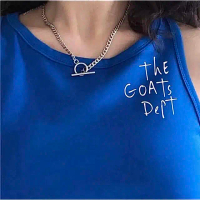 The Goats Dept - Plato Necklace Original / Kalung Rantai Hoops Tebal Selip Bentuk O Hip Hop Viral Ga