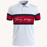 Tommy Hilfiger 男生 短袖 polo衫 白 1932