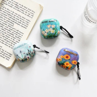 Cute Dandelion Sunflower Rose for Samsung Galaxy Buds Live Case Wireless Earphone Case for Samsung Galaxy Buds Pro/Buds 2 Cover