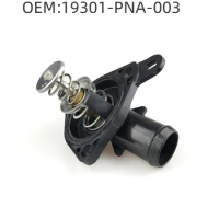 1X high quality 19301-PNA-003 For Honda Thermostat CRV, Civic SNA, Stream Coolant Thermostat with Housing Sealing Ring
